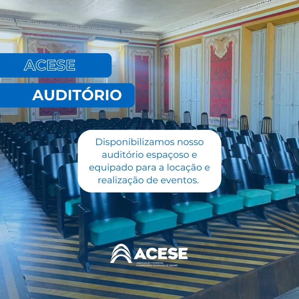 LOCAÇÃO DE AUDITÓRIO